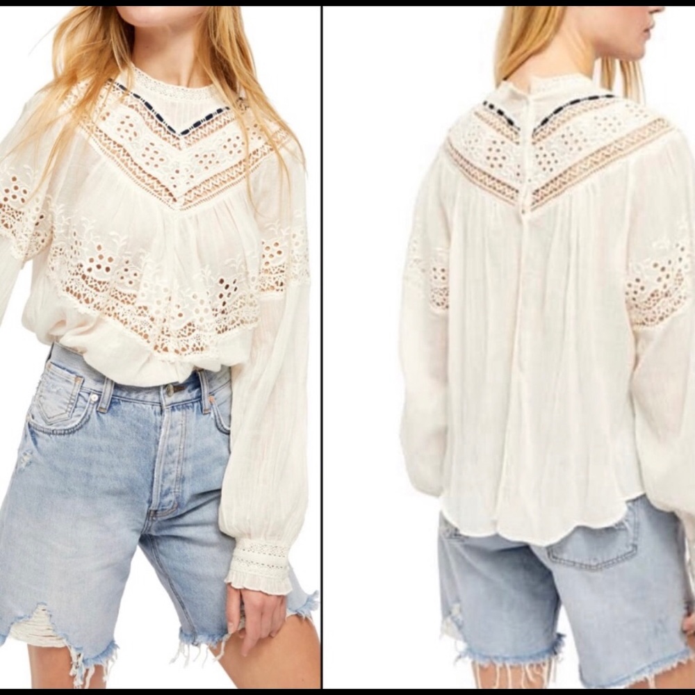 free people Abigail Victorian blouse